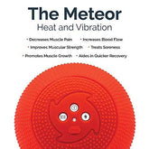 MyoStorm Heating Vibrating Massage Ball Roller for Deep Tissue Muscle Recovery Therapy and Pain Relief w/Heat + Vibration- New 2.0 Model - foxberryparkproducts