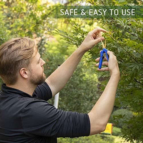 VIVOSUN 2-Pack Gardening Pruning Shear with Titanium Coated Curved Precision Blades - foxberryparkproducts