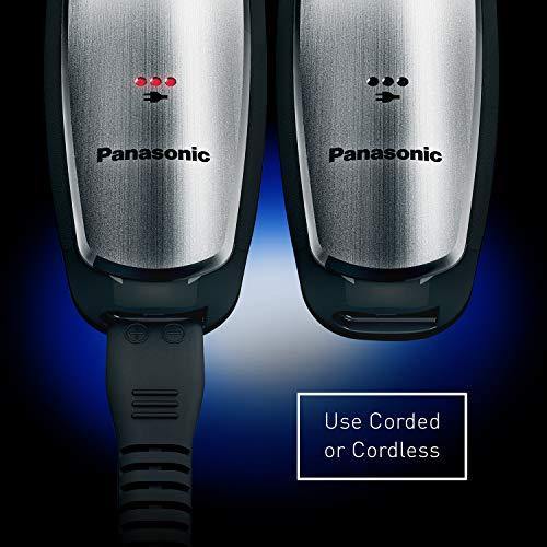 Panasonic Multigroom Beard Trimmer Kit For Face, Head, Body Hair Styling and Grooming, 39 Quick-Adjust Dial Trim Settings, Cordless/Cord, – ER-GB80-S, Silver - foxberryparkproducts