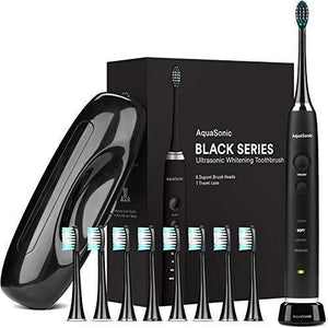 AquaSonic Black Series Ultra Whitening Toothbrush - foxberryparkproducts