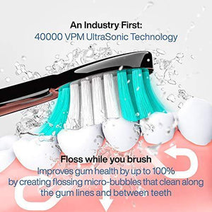 AquaSonic Black Series Ultra Whitening Toothbrush - foxberryparkproducts