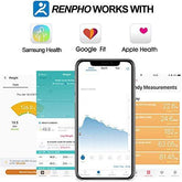 RENPHO Bluetooth Body Fat Scale Smart BMI Scale Digital Bathroom Wireless Weight Scale, Body Composition Analyzer with Smartphone App 396 lbs - foxberryparkproducts