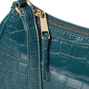 The Drop Women's Melanie Baguette Bag, Teal Green, One Size - foxberryparkproducts