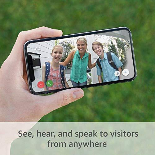 Ring Video Doorbell (1st Gen) – 720p HD video, motion activated alerts, easy installation – Satin Nickel - foxberryparkproducts