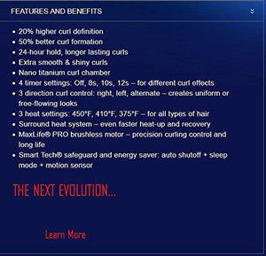 BaBylissPRO Nano Titanium Professional Curl Machine - foxberryparkproducts