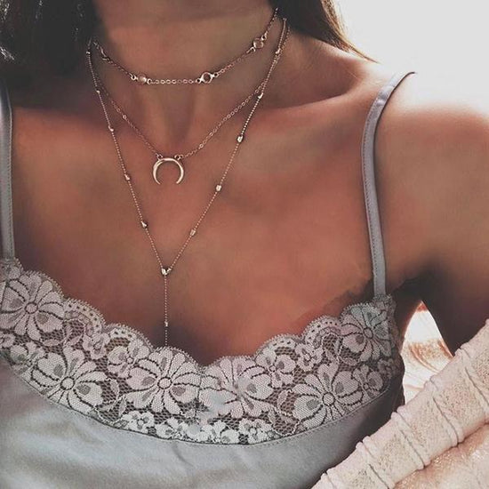 LOVELY Bohemian Moon Pendant Necklace - foxberryparkproducts