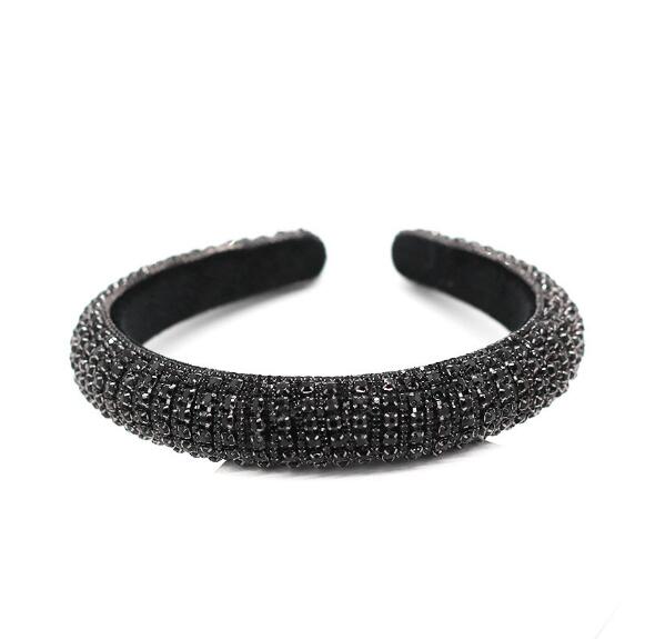 Baroque Full Crystal Hair Bands For Women - foxberryparkproducts