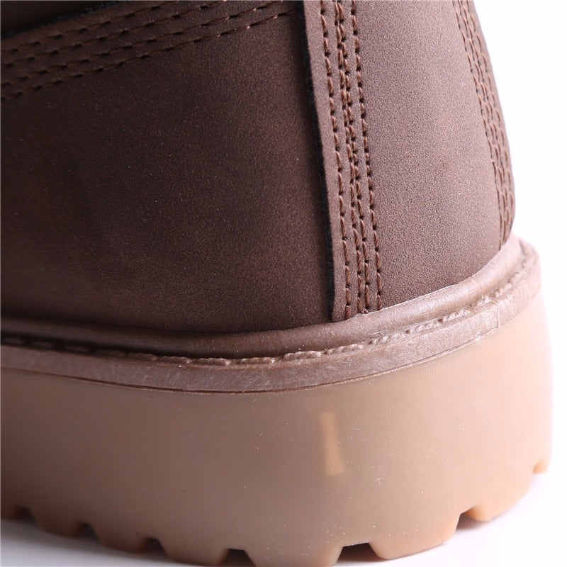 Winter Men Boots PU Outdoor Snow Ankle Boots - foxberryparkproducts
