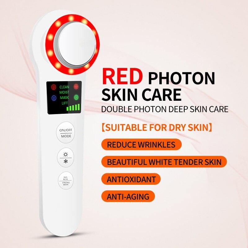 Professional Facial Lifting Vibration Massager Ion Beauty Instrument - foxberryparkproducts