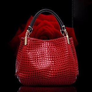 Women's Handbags PU Leather Crocodile Pattern shoulder Bags - foxberryparkproducts