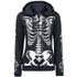 Gothic Hoodies Women Halloween Skull Theme Pullover Sweatshirts - foxberryparkproducts