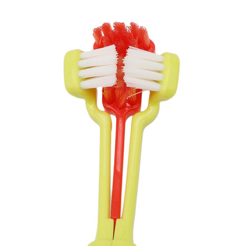 Three Sided Pet Toothbrush - foxberryparkproducts