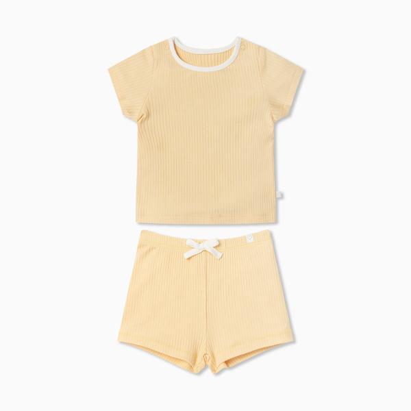 Summer Children's Ice Silk Cotton Short Sleeve Suit 2 Piece Sports Clothes - foxberryparkproducts