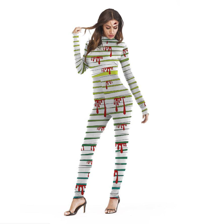 Halloween costume festival event party costume long sleeve jumpsuit - foxberryparkproducts