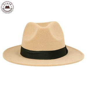 Vintage Unisex Wool Jazz Fedora Hat for Women and Men - foxberryparkproducts