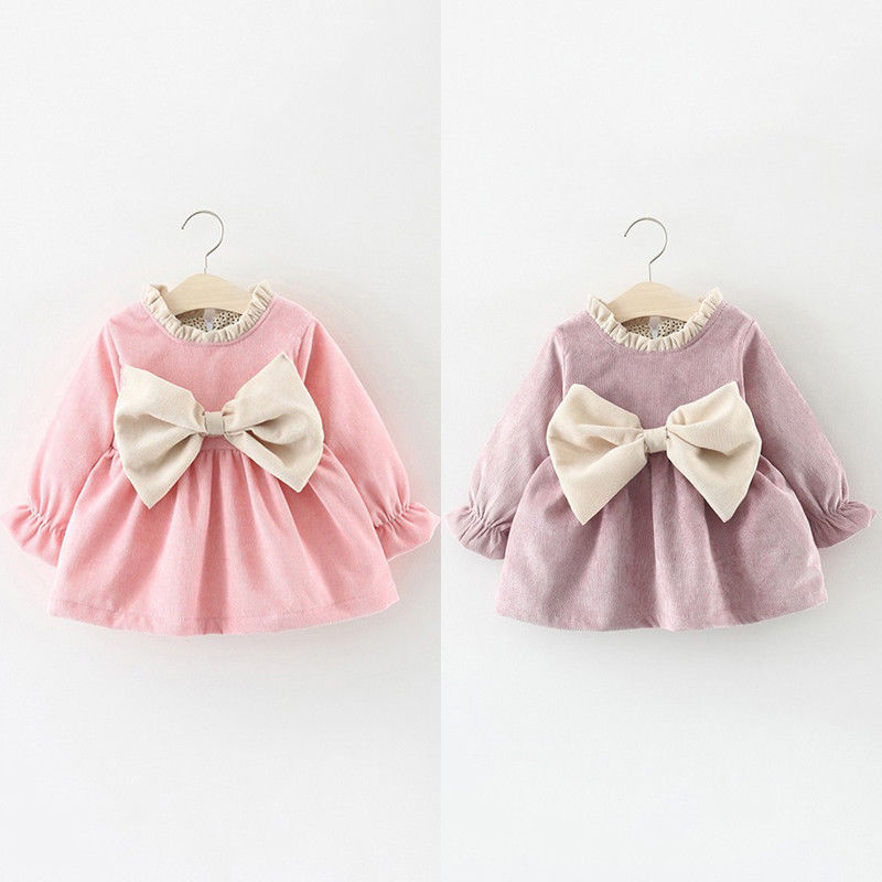 Girl Dress 3M-3Y Newborn Kids Baby Girl Winter Warm Clothes - foxberryparkproducts