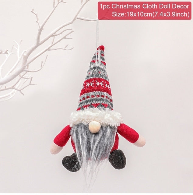 Gnome Christmas Faceless Doll  Decorations - foxberryparkproducts
