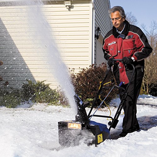 Snow Joe SJ623E Electric Single Stage Snow Thrower | 18-Inch | 15 Amp Motor | Headlights - foxberryparkproducts