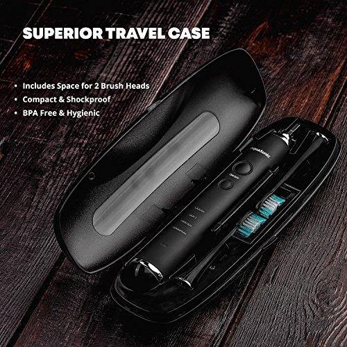 AquaSonic Black Series Ultra Whitening Toothbrush - foxberryparkproducts