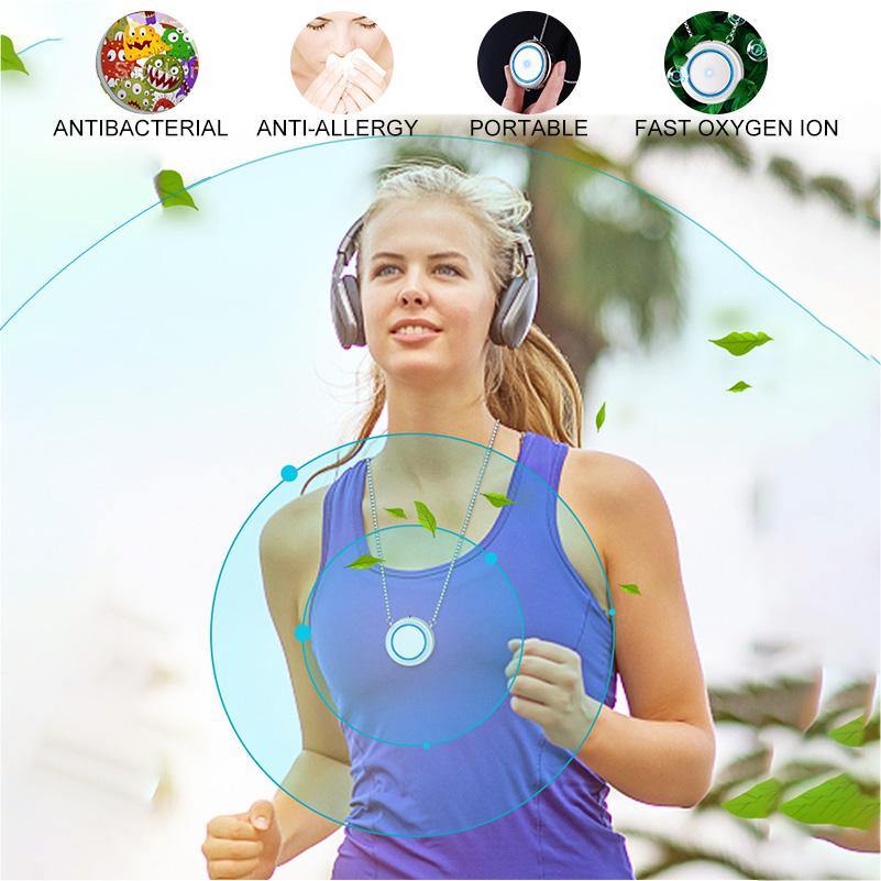 Necklace Air Purifier Pendant Negative Ion Air Cleaner - foxberryparkproducts