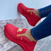 Women Casual Platform Sneakers - foxberryparkproducts