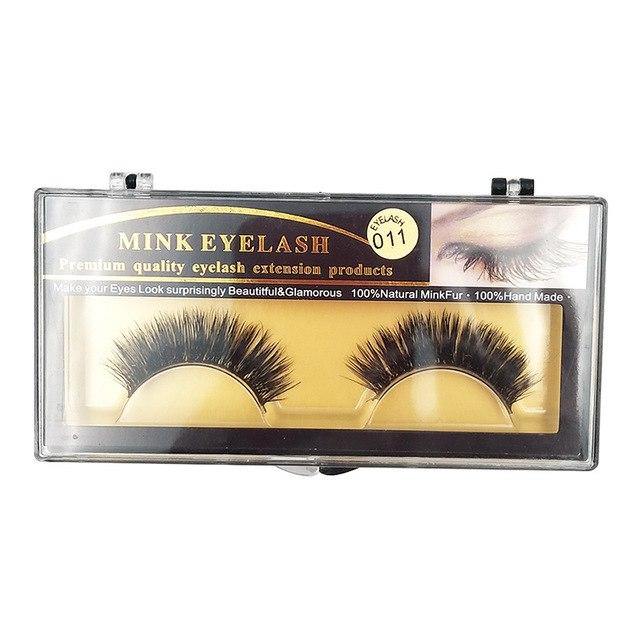 1 Pair Beautiful False Mink Eyelashes - foxberryparkproducts