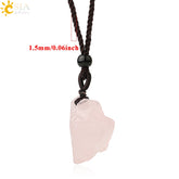 Irregular Natural Healing Stone Necklace Pendants - foxberryparkproducts
