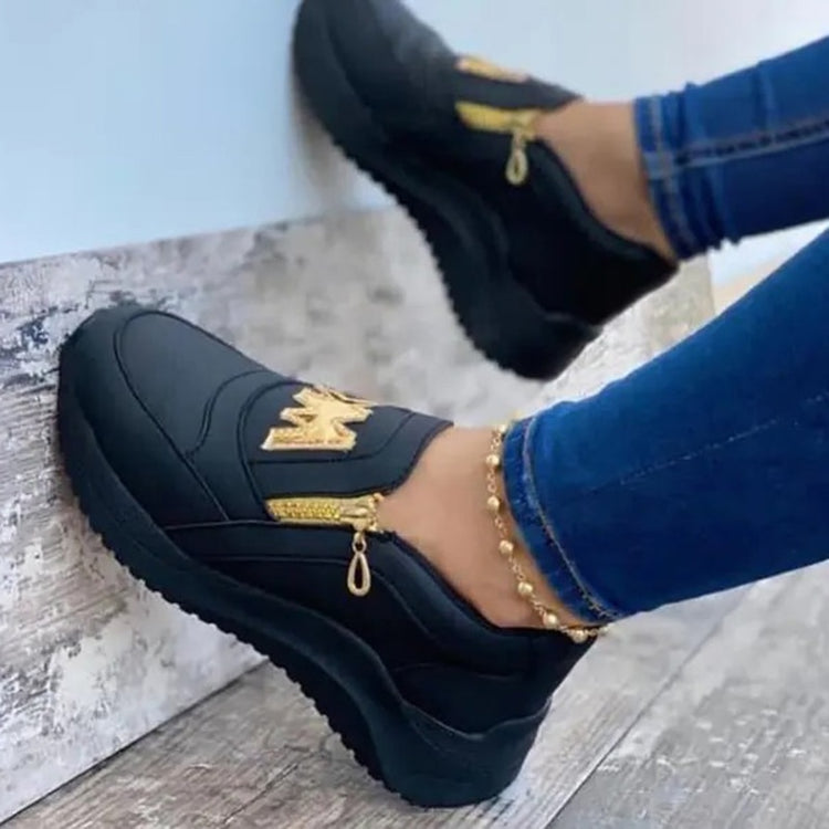 Women Casual Platform Sneakers - foxberryparkproducts