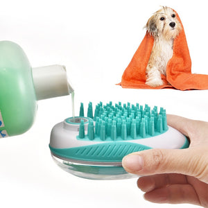 Pet Dog Bath Brush Comb Pet SPA Massage Brush - foxberryparkproducts