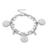Fashion Bracelet ins Double Titanium Steel Bracelet Cold Style Men&