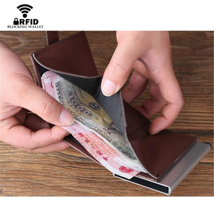 Men And Women Genuine Leather Credit card Case - foxberryparkproducts