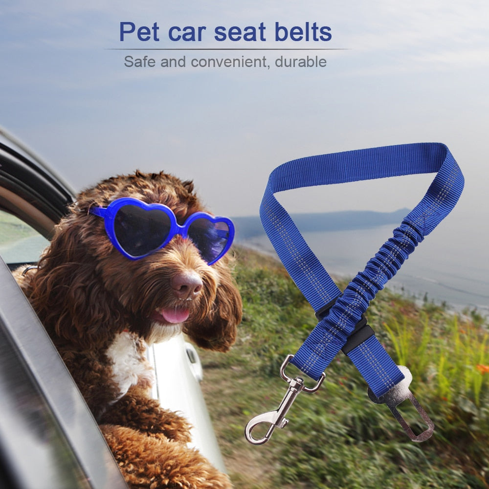Vehicle Car Pet Dog Safety Belt Car Puppy Safety Belt Harness Lead Clip - foxberryparkproducts