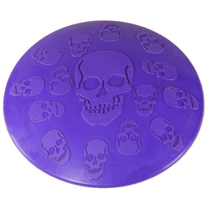Transer Hot Fashion Pet Skull Flying Disc Rubber Frisbee Toy - foxberryparkproducts