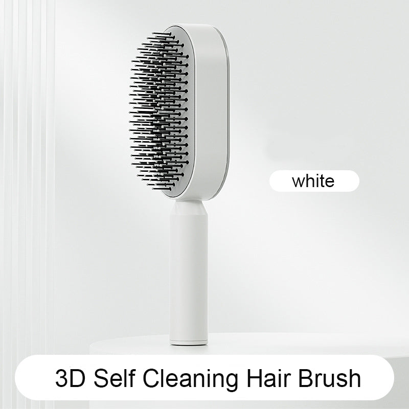 Self Cleaning Hair Brush For Women - foxberryparkproducts