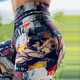 S-3XL New arrival Women Leggings Workout Sport Legging Digital Print Stretch Fitness Running Pants High Waist Push Up Leggins - foxberryparkproducts