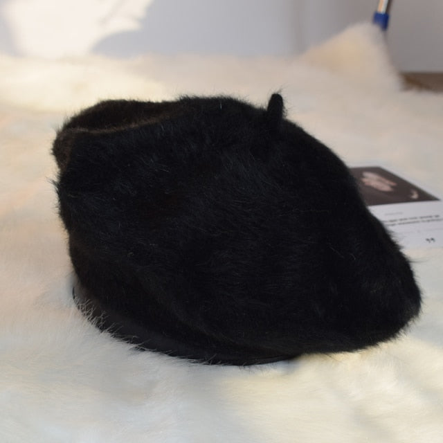 Autumn Winter Hat 100%  Wool Thick  Berets French Artist Beret - foxberryparkproducts