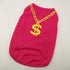 Pet Clothes Vest Dogs Tshirts Dollar Sign Clothing Wedding Clothes - foxberryparkproducts