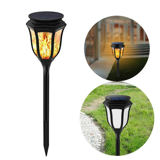 Solar Path Torch Light Waterproof Christmas Decorative Flame - foxberryparkproducts