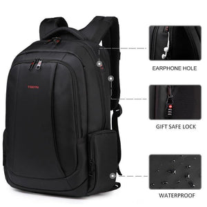 Anti Theft Nylon 27L Men 15.6 inch Laptop Backpacks - foxberryparkproducts