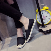 Breathable Linen Canvas Shoes For Men - foxberryparkproducts