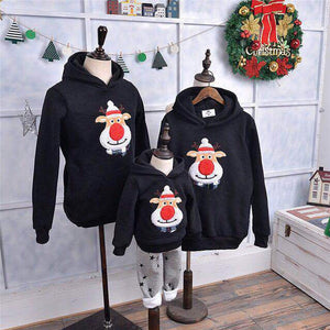 Christmas Family Matching Hoodie Pullover Sweatshirt Jumper - foxberryparkproducts