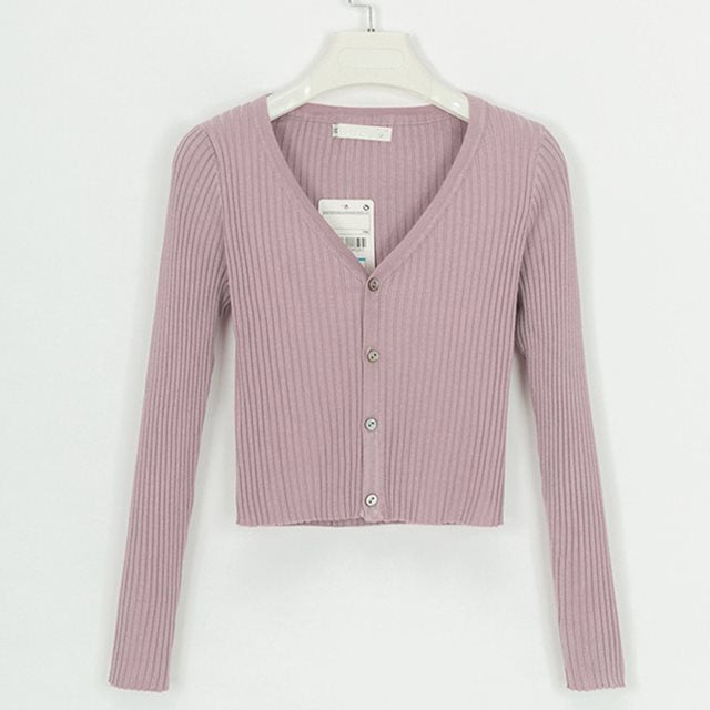 sweater cardigan women Slim sweaters - foxberryparkproducts