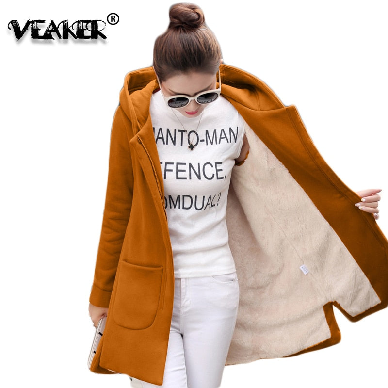 Autumn Winter Women's Fleece Jacket - foxberryparkproducts