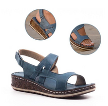 Load image into Gallery viewer, College Style Low Heel Casual Sandals - foxberryparkproducts
