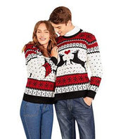 Christmas Couples Sweater - Two Person Ugly Sweater - foxberryparkproducts