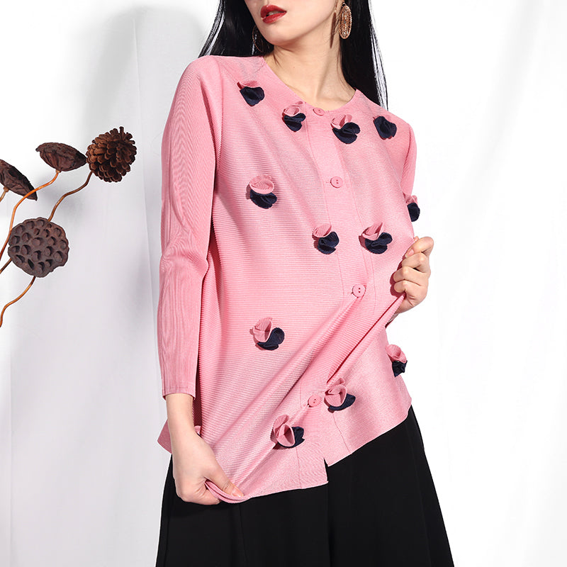 Pleated cardigan - foxberryparkproducts