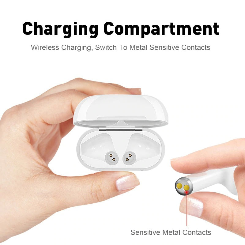 i12 Touch Key Wireless Headphone Earbuds - foxberryparkproducts