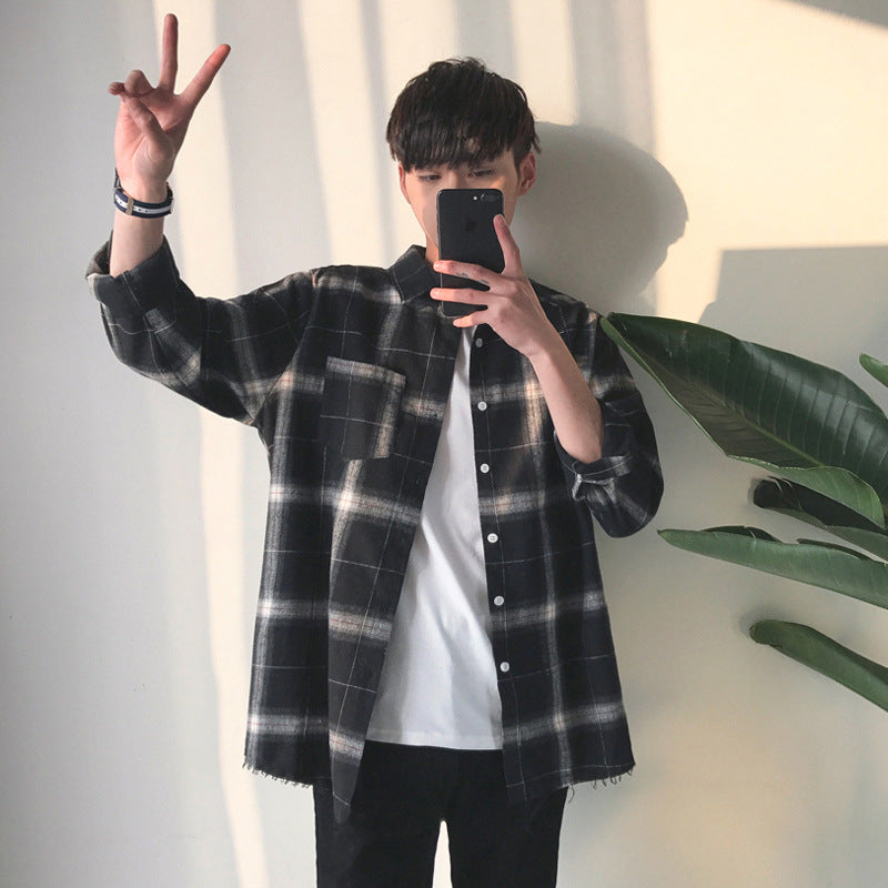 Loose And Versatile Student Handsome Shirt - foxberryparkproducts