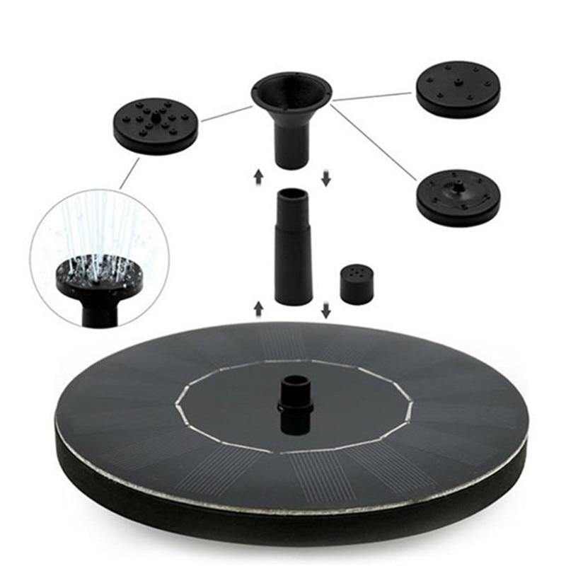 Floating Solar Panel Water Fountain For Garden Solar pump Pond Submersible Watering Pool Automatic Solar Fountains Waterfalls - foxberryparkproducts