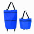 Folding Shopping Pull Cart Trolley Bag With Wheels Foldable Shopping Bags  Reusable Grocery Bags Food Organizer Vegetables Bag - foxberryparkproducts